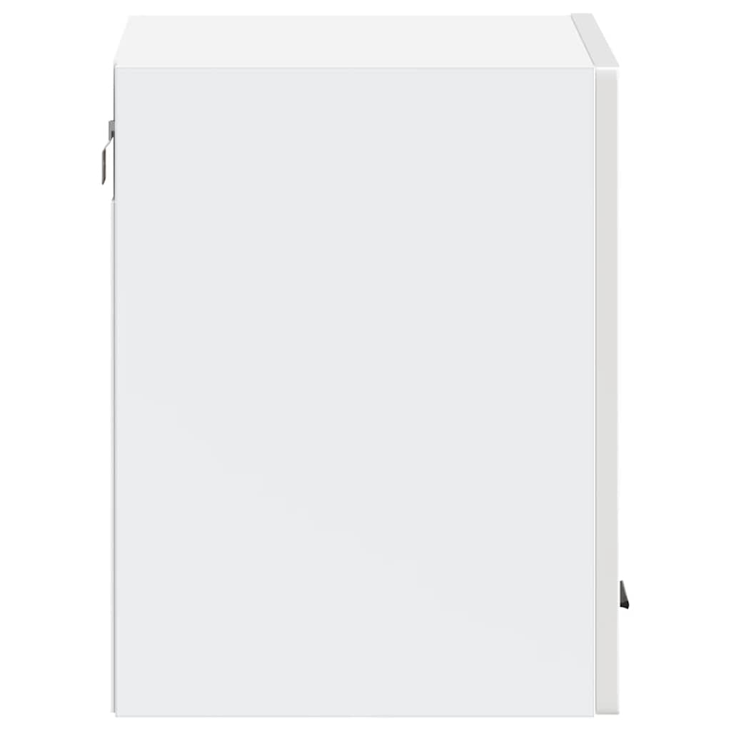 vidaXL Kitchen Wall Cabinet Porto High Gloss White Engineered Wood 6