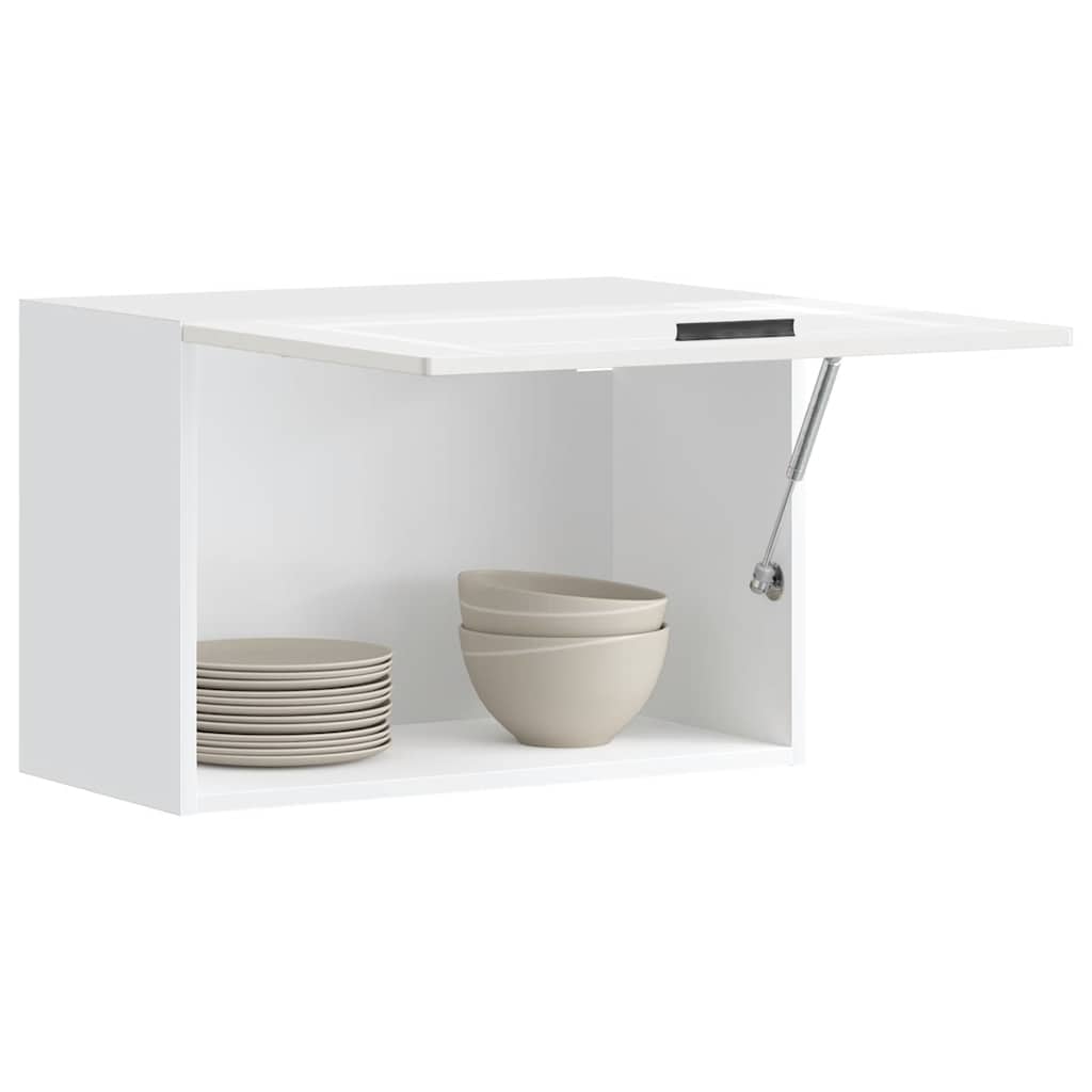 vidaXL Kitchen Wall Cabinet Porto High Gloss White Engineered Wood 1