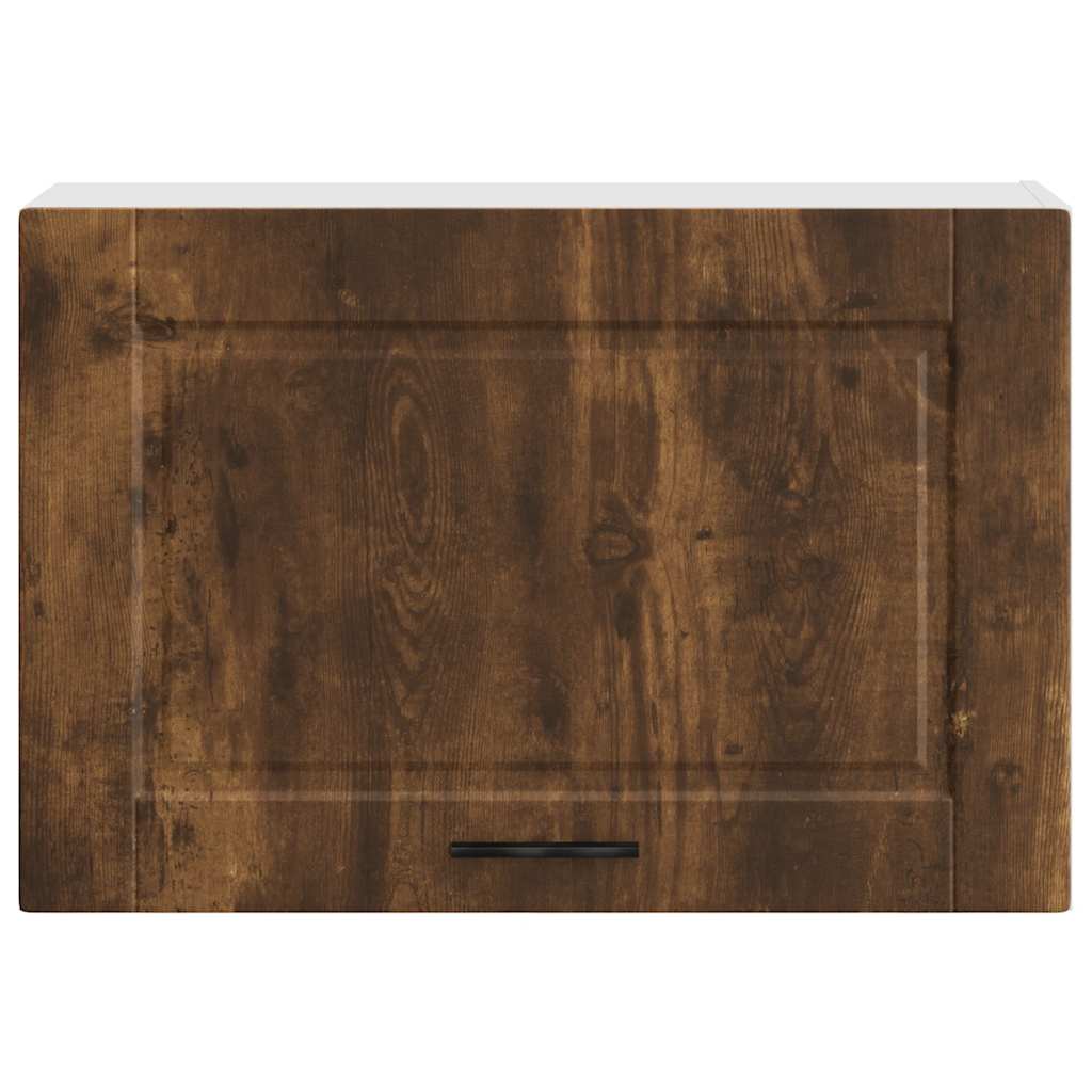 vidaXL Kitchen Wall Cabinet Porto Smoked Oak Engineered Wood 5
