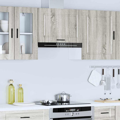 vidaXL Kitchen Wall Cabinet Porto Grey Sonoma Engineered Wood 1