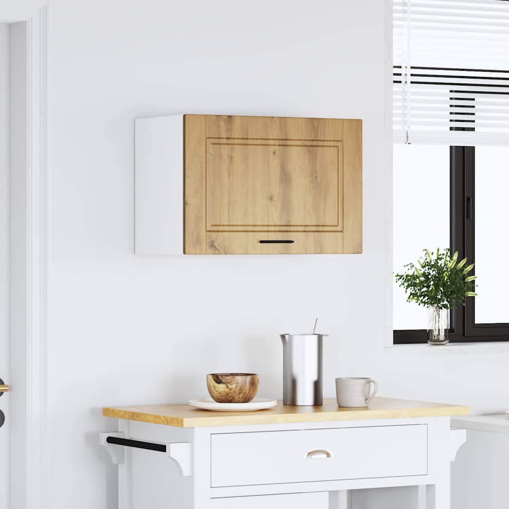 vidaXL Kitchen Wall Cabinet Porto Artisan Oak Engineered Wood 3