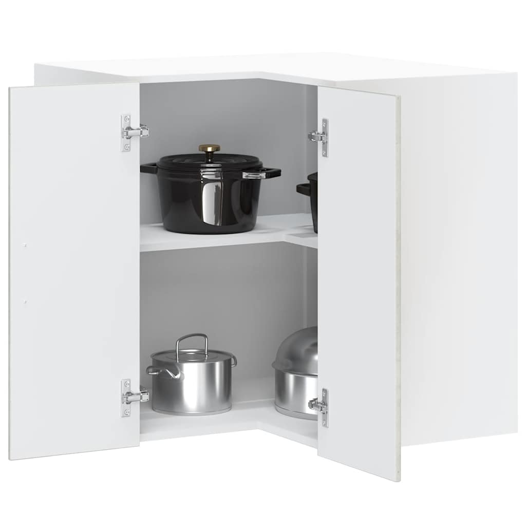 vidaXL Kitchen Wall Cabinet "Porto" Engineered Wood Concrete Grey
