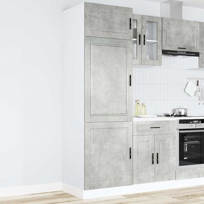 vidaXL Kitchen Base Cabinet "Porto" Engineered Wood Concrete Grey