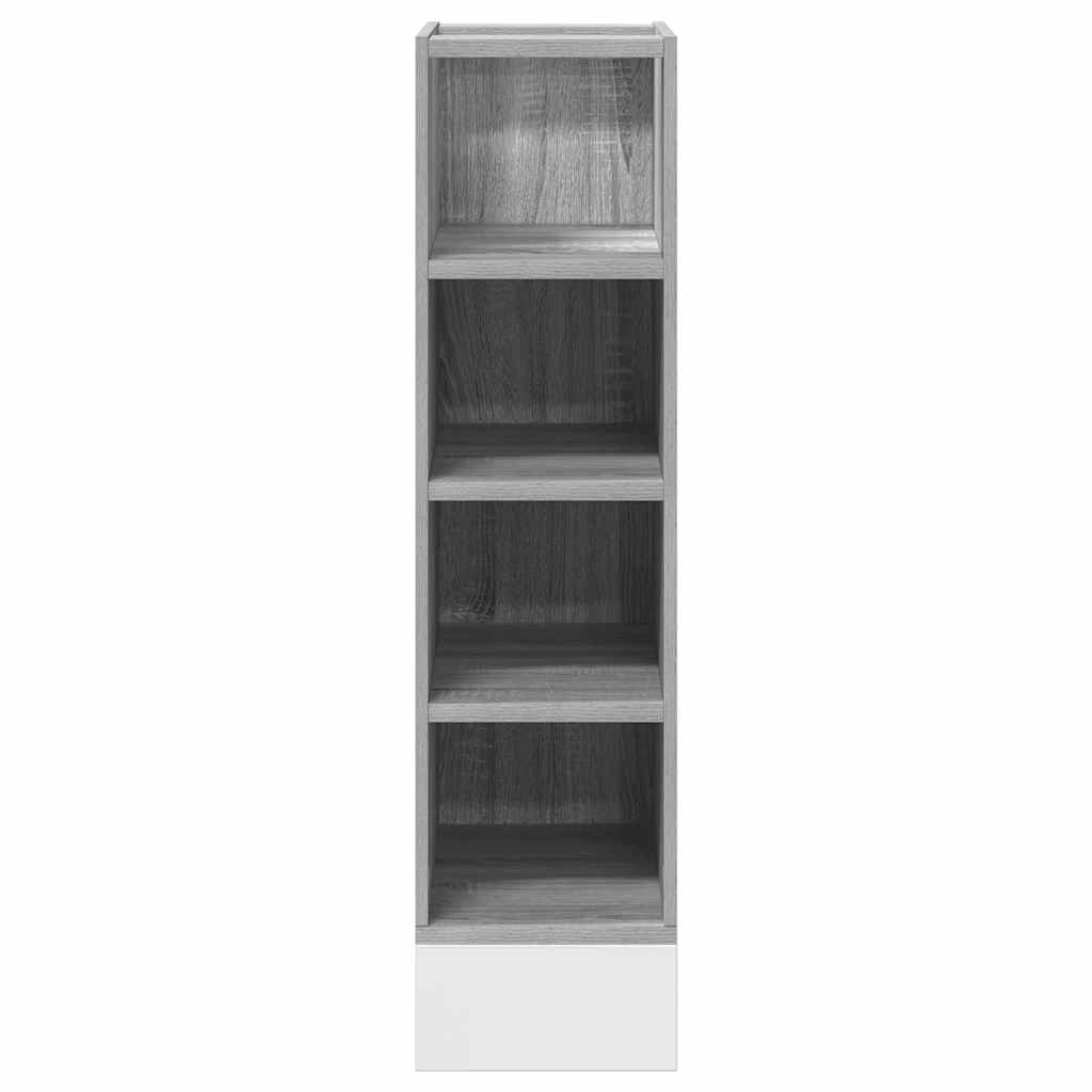 vidaXL Bottom Cabinet Riga Grey Sonoma 20x44.5x81.5 cm Engineered Wood 4