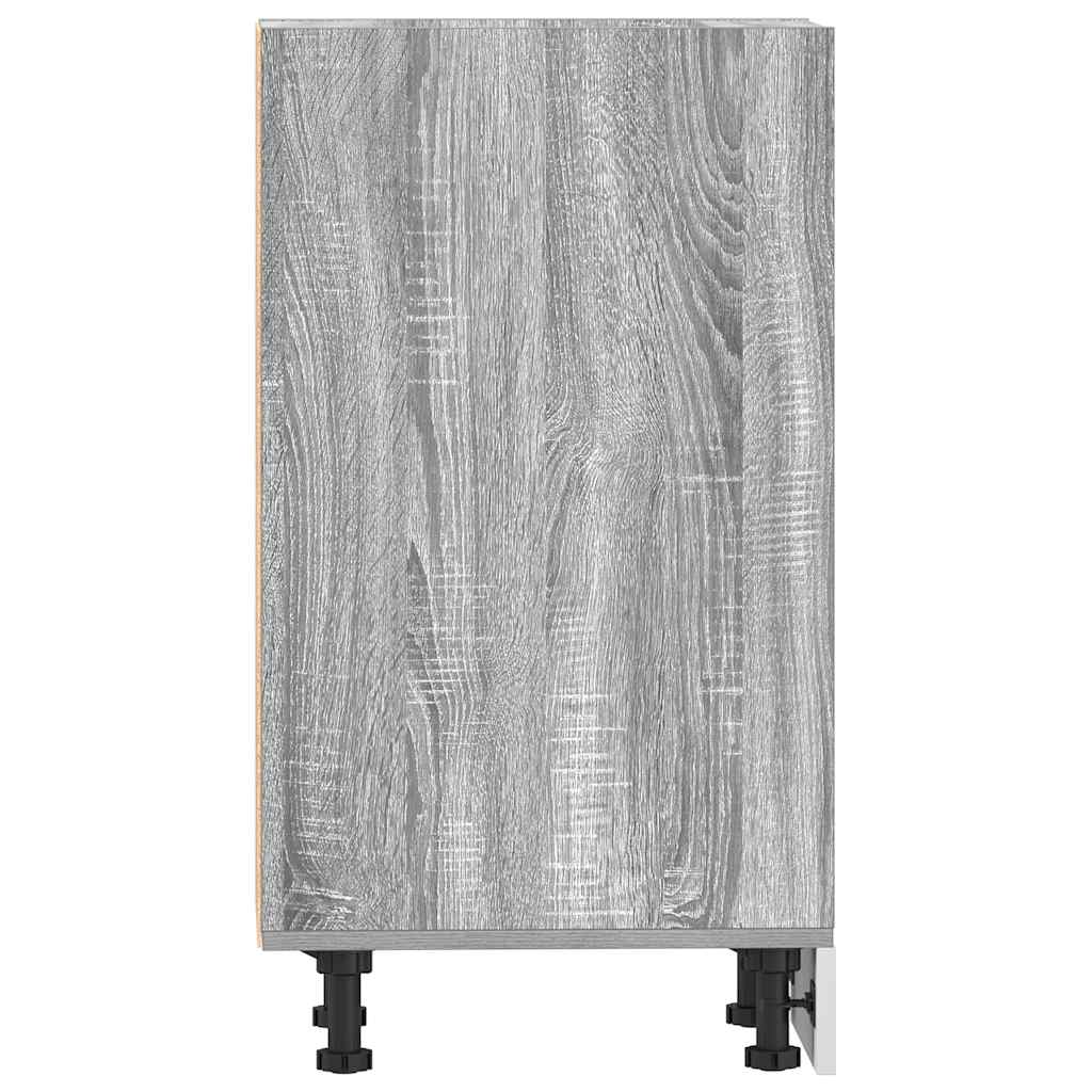 vidaXL Bottom Cabinet Riga Grey Sonoma 20x44.5x81.5 cm Engineered Wood 5