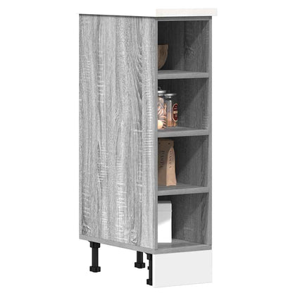 vidaXL Bottom Cabinet Riga Grey Sonoma 20x44.5x81.5 cm Engineered Wood 1