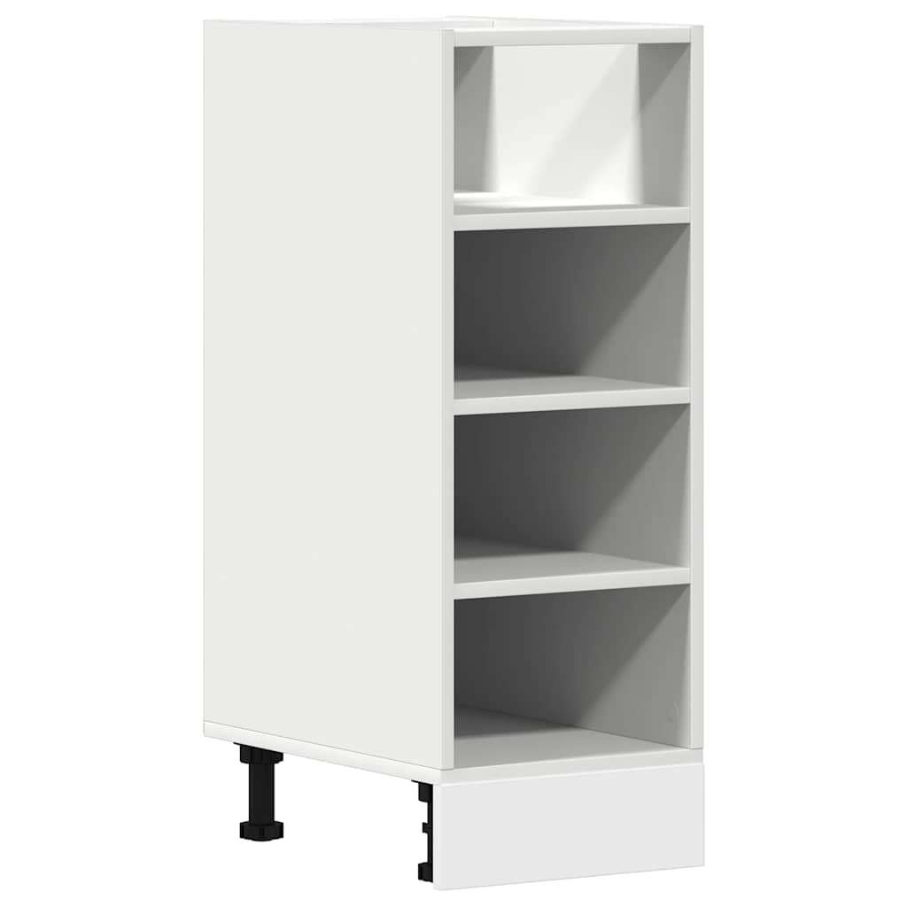 vidaXL Bottom Cabinet Riga White 30x44.5x81.5 cm Engineered Wood 2