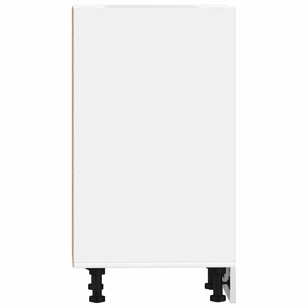 vidaXL Bottom Cabinet Riga White 30x44.5x81.5 cm Engineered Wood 5