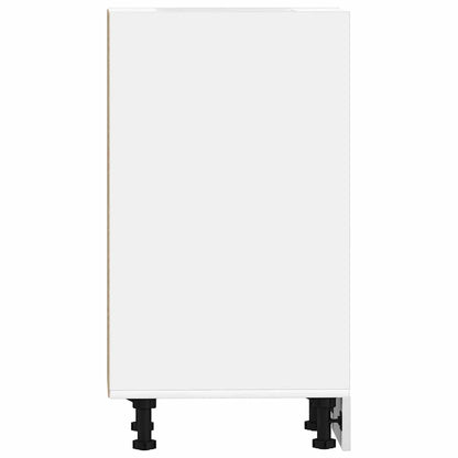 vidaXL Bottom Cabinet Riga White 30x44.5x81.5 cm Engineered Wood 5