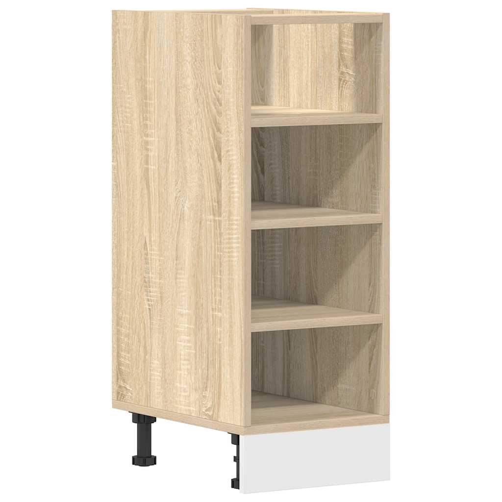 vidaXL Bottom Cabinet Riga Sonoma Oak 30x44.5x81.5 cm Engineered Wood 2