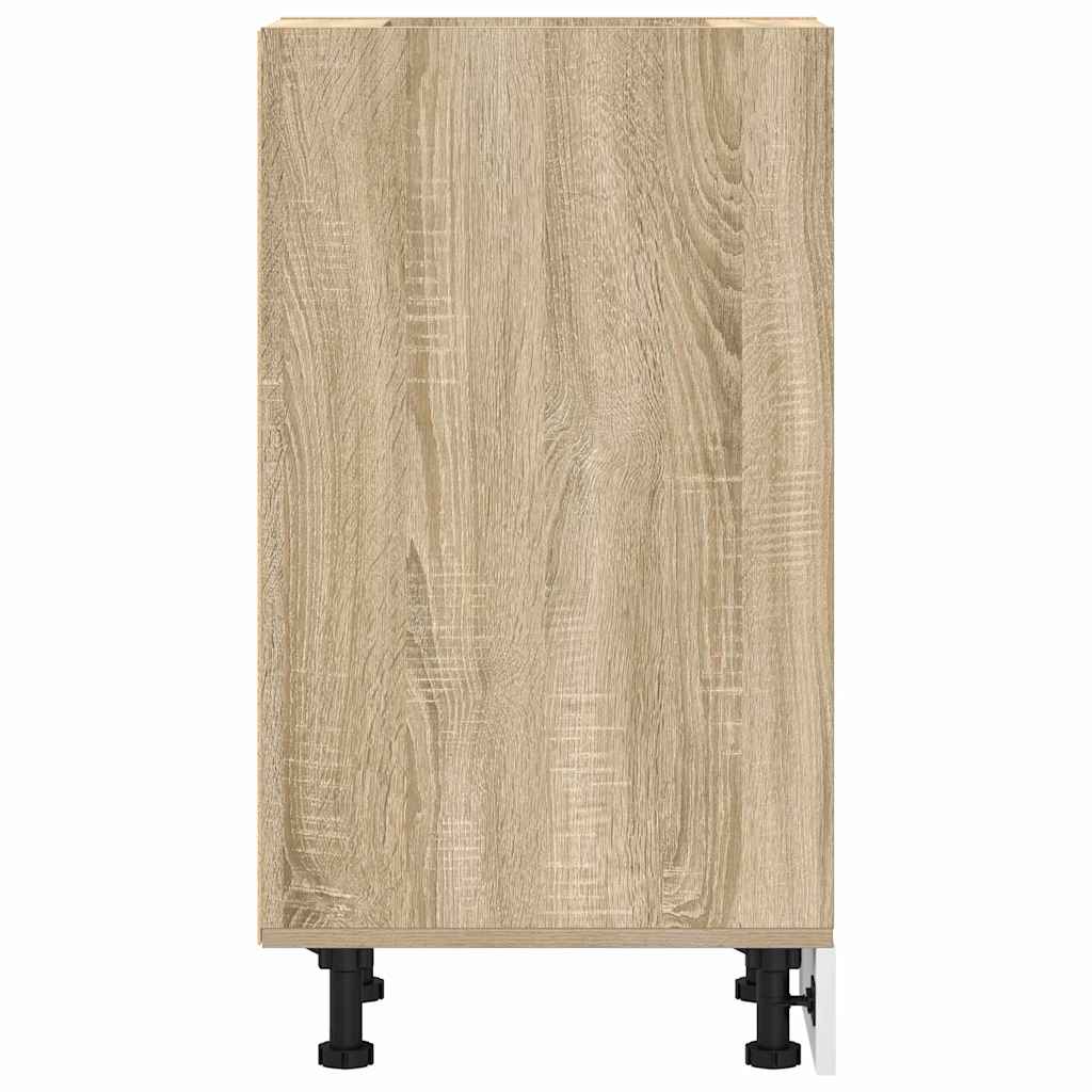 vidaXL Bottom Cabinet Riga Sonoma Oak 30x44.5x81.5 cm Engineered Wood 5