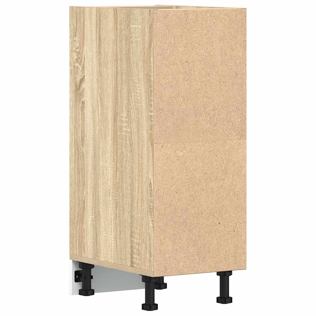 vidaXL Bottom Cabinet Riga Sonoma Oak 30x44.5x81.5 cm Engineered Wood 6