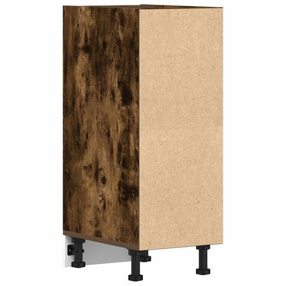 vidaXL Bottom Cabinet Riga Smoked Oak 30x44.5x81.5 cm Engineered Wood 6