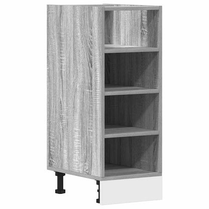 vidaXL Bottom Cabinet Riga Grey Sonoma 30x44.5x81.5 cm Engineered Wood 2