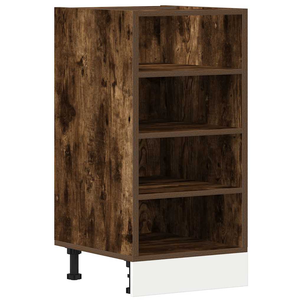 vidaXL Bottom Cabinet Riga Smoked Oak 40x44.5x81.5 cm Engineered Wood 2