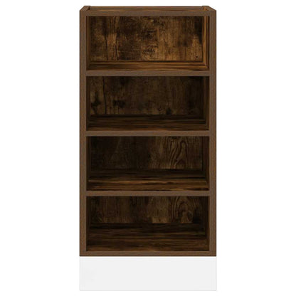 vidaXL Bottom Cabinet Riga Smoked Oak 40x44.5x81.5 cm Engineered Wood 4