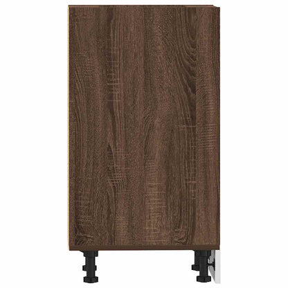 vidaXL Bottom Cabinet Riga Brown Oak 40x44.5x81.5 cm Engineered Wood 5