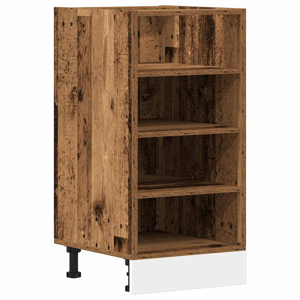 vidaXL Bottom Cabinet Riga Old Wood 40x44.5x81.5 cm Engineered Wood 2