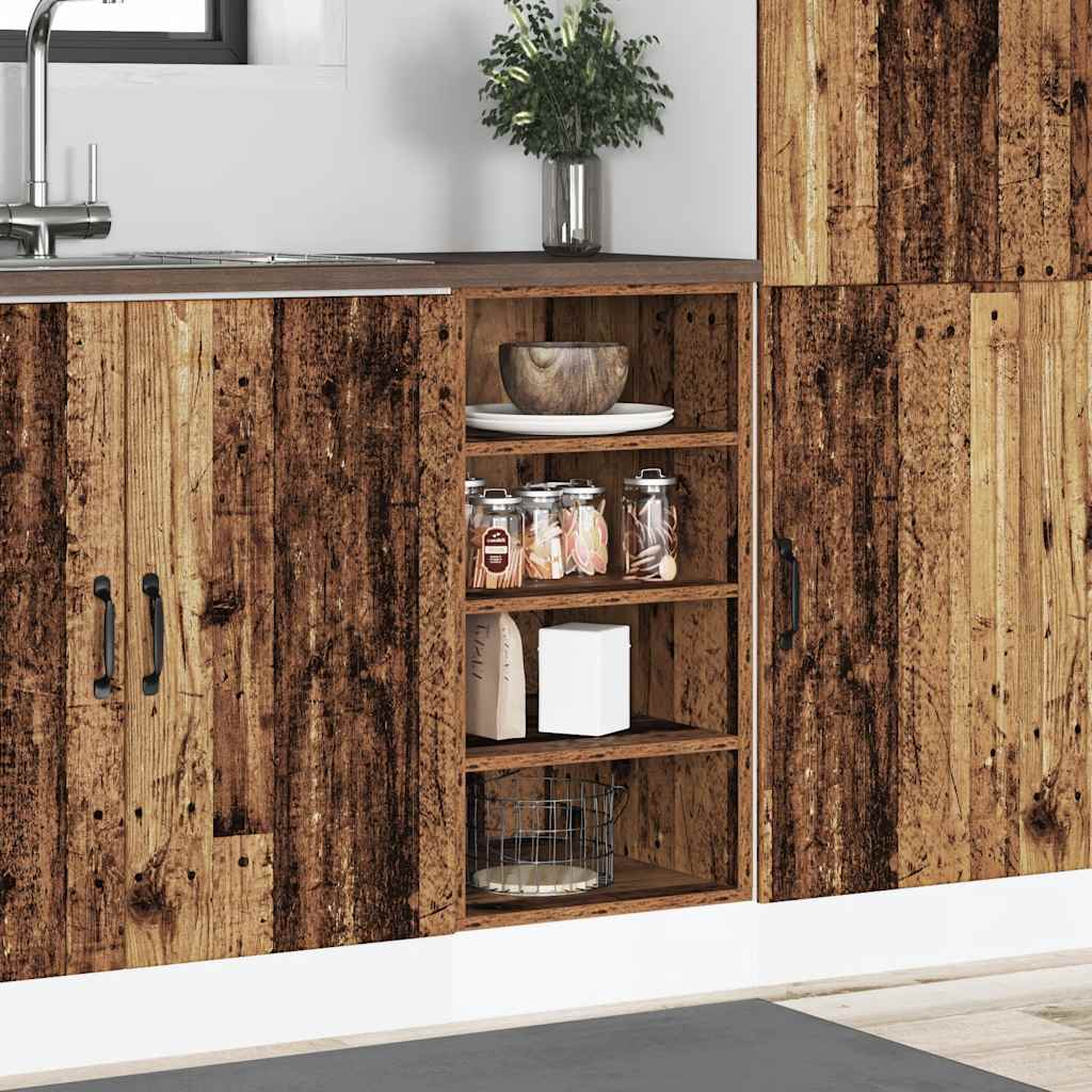 vidaXL Bottom Cabinet Riga Old Wood 40x44.5x81.5 cm Engineered Wood 3