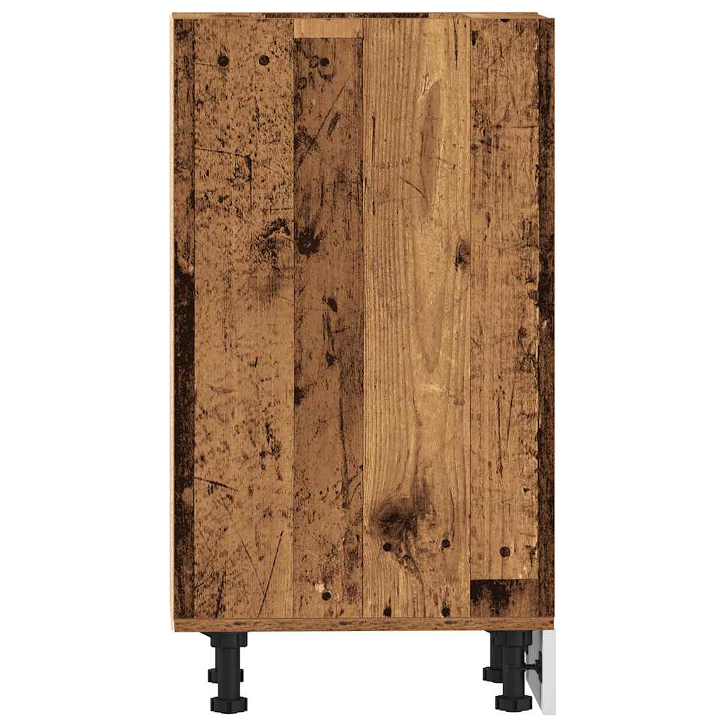 vidaXL Bottom Cabinet Riga Old Wood 40x44.5x81.5 cm Engineered Wood 5