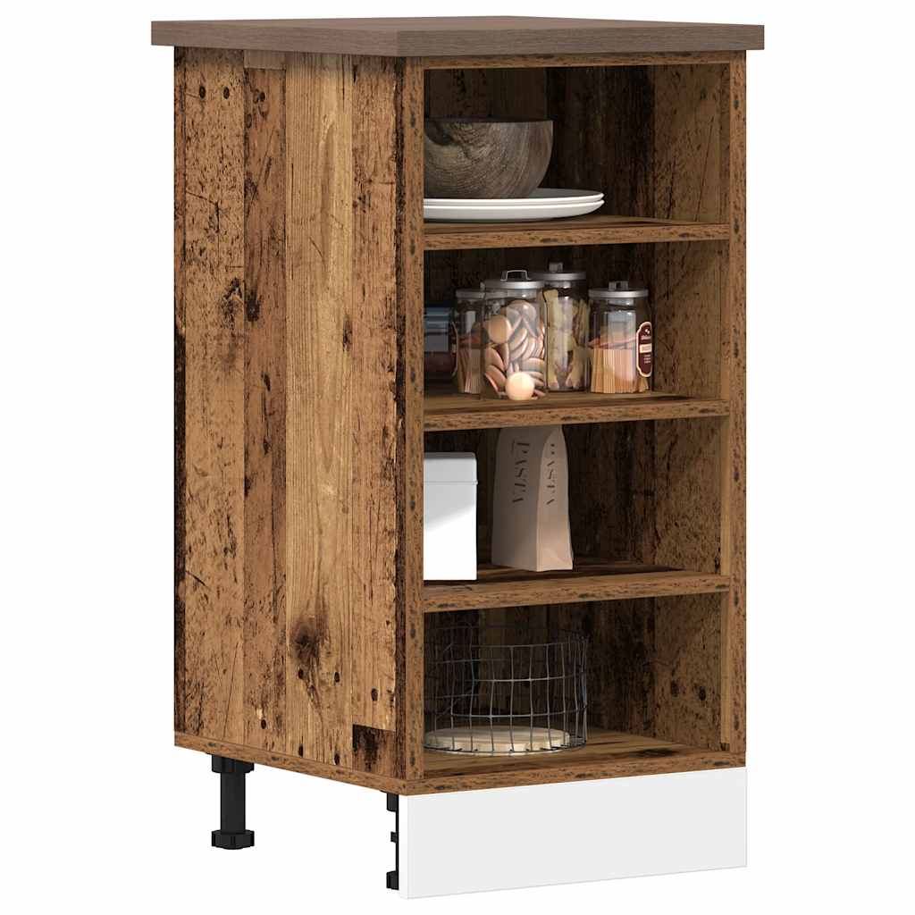 vidaXL Bottom Cabinet Riga Old Wood 40x44.5x81.5 cm Engineered Wood 1