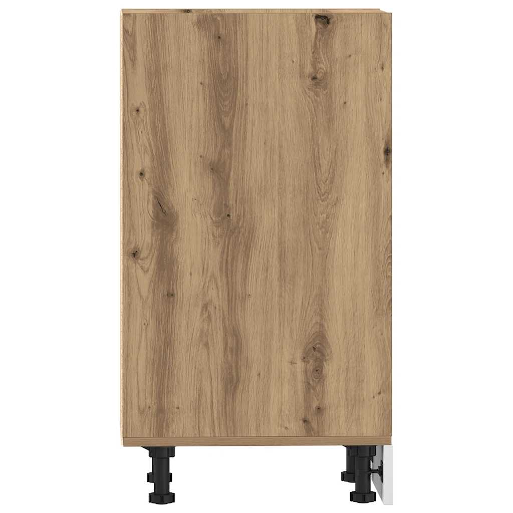 vidaXL Bottom Cabinet Riga Artisan Oak 40x44.5x81.5 cm Engineered Wood 5
