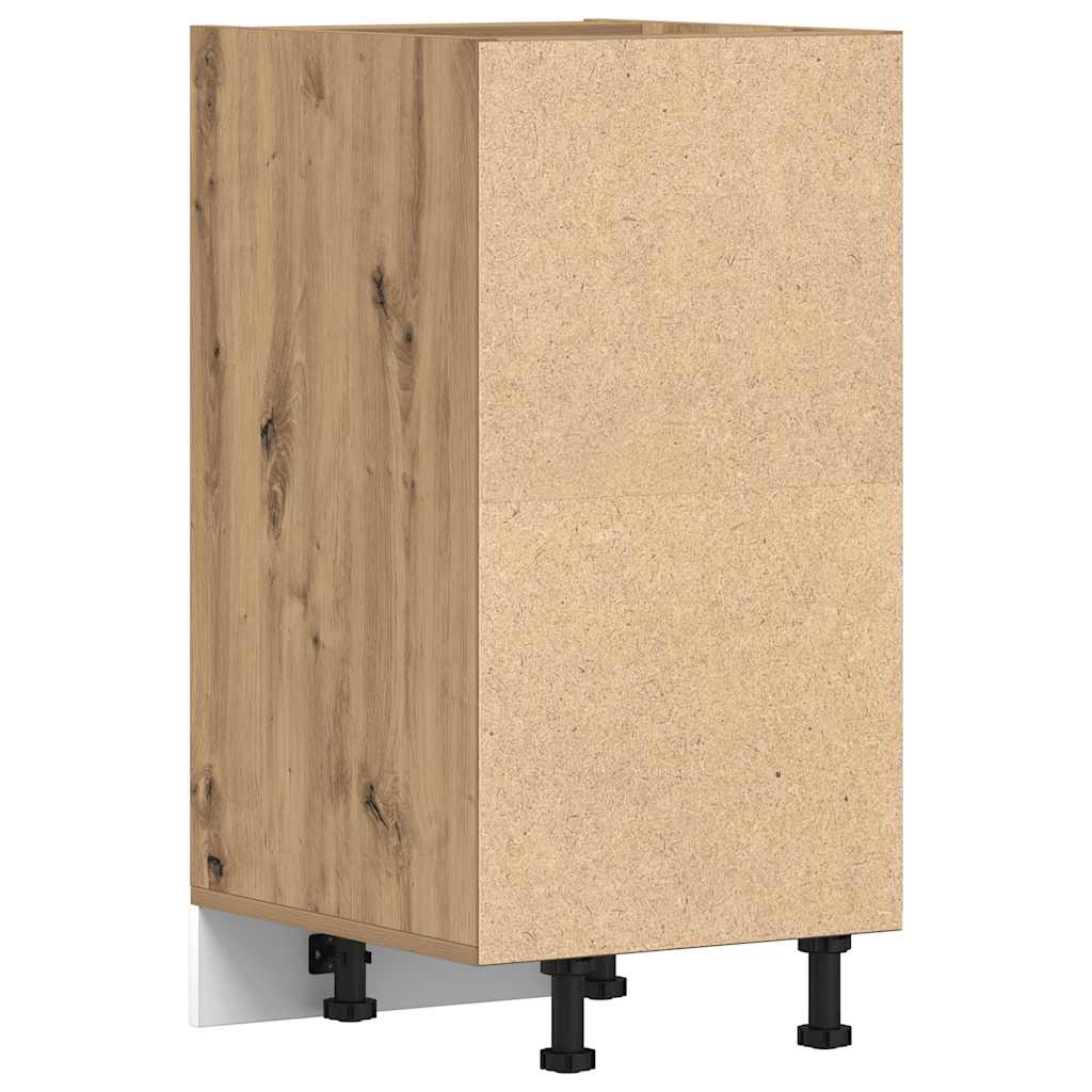 vidaXL Bottom Cabinet Riga Artisan Oak 40x44.5x81.5 cm Engineered Wood 6