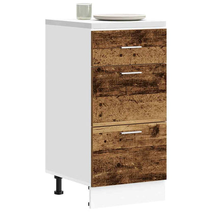 vidaXL Kitchen Base Cabinet "Lyon" Engineered Wood Old Wood