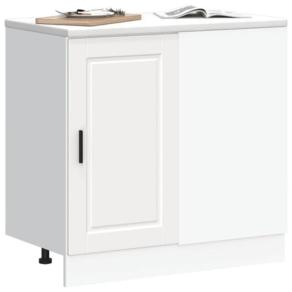 vidaXL Kitchen Base Cabinet | White | Engineered wood | Standard 3