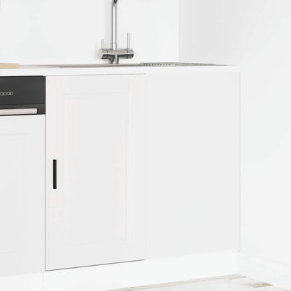 vidaXL Kitchen Base Cabinet | White | Engineered wood | Standard 1