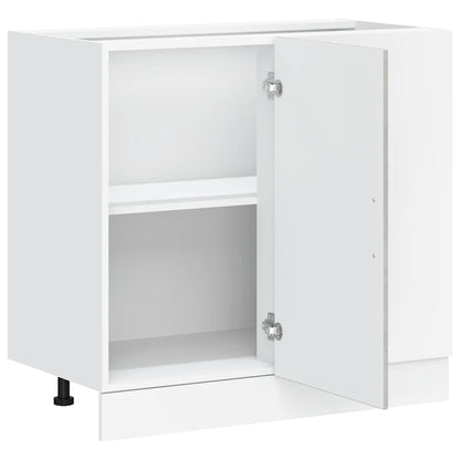 vidaXL Kitchen Base Cabinet Porto Concrete Grey Engineered Wood 5