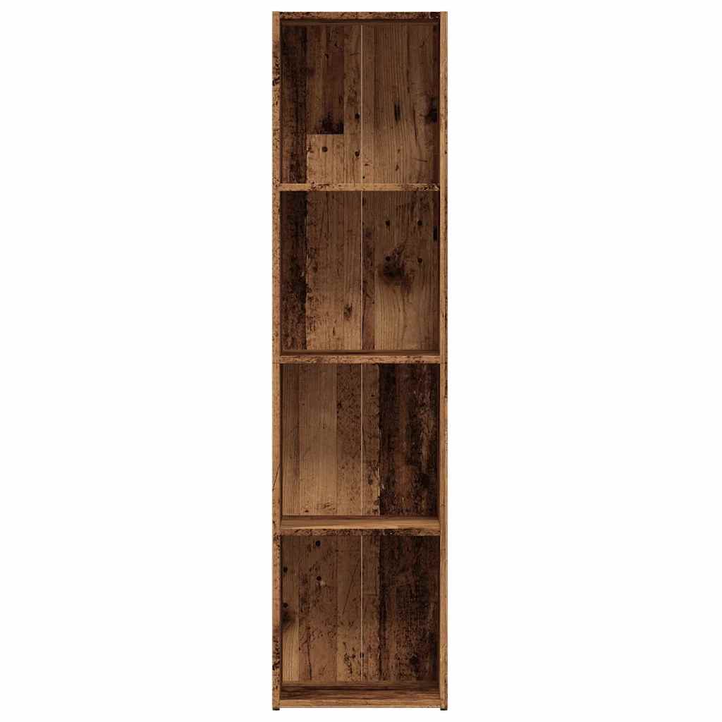 vidaXL Book Cabinet | Old Wood | Engineered Wood | 4-tier | Book Cabinet 5