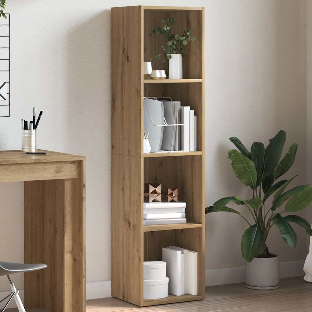 vidaXL Book Cabinet | Artisan Oak | Engineered Wood | Standard | Book Cabinet 3