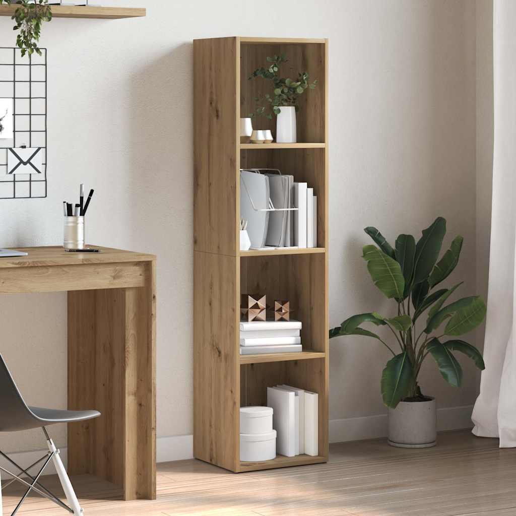 vidaXL Book Cabinet | Artisan Oak | Engineered Wood | Standard | Book Cabinet 1