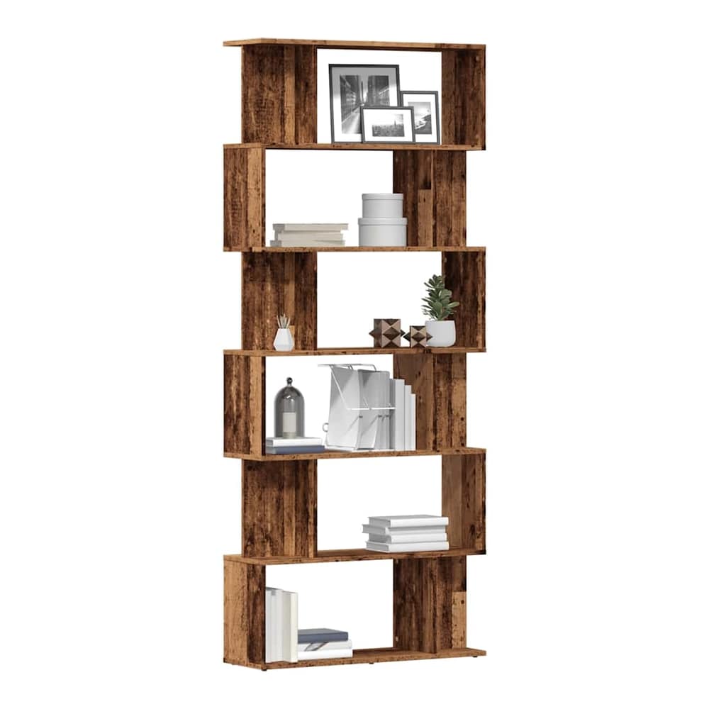 Book Cabinet/Room Divider 80x24x192 cm Old wood