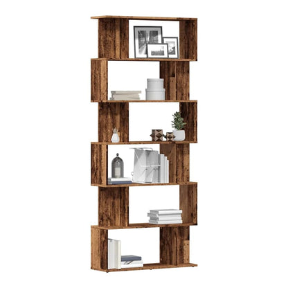 Book Cabinet/Room Divider 80x24x192 cm Old wood