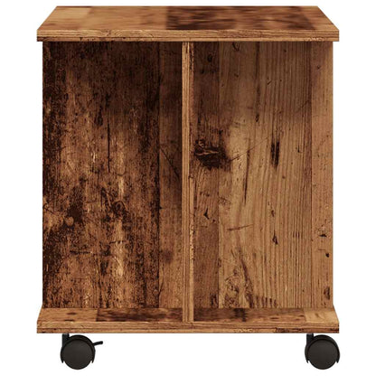 vidaXL TV Cabinet with Castors Old Wood 80x40x45 cm Engineered Wood 5