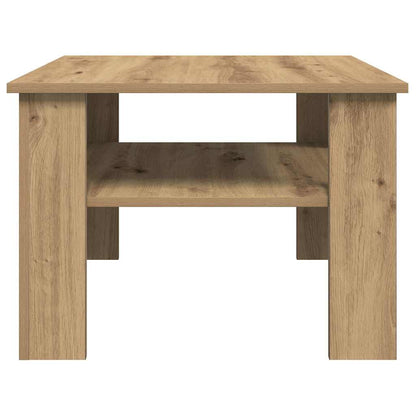 vidaXL Coffee Table Artisan Oak 60x60x42 cm Engineered Wood 4