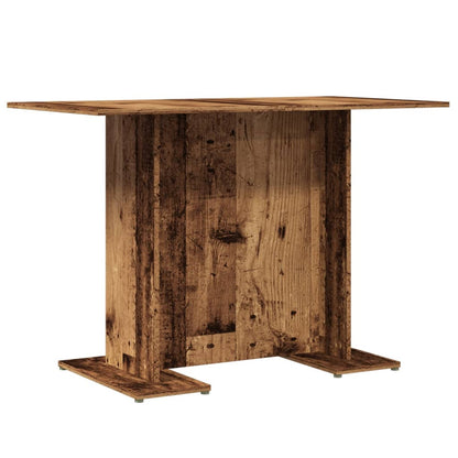 vidaXL Dining Table Old Wood 110x60x75 cm Engineered Wood 2
