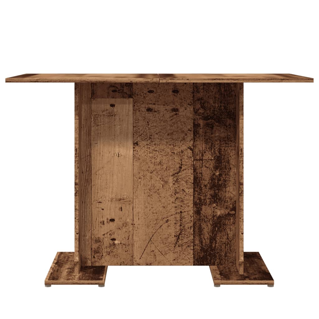 vidaXL Dining Table Old Wood 110x60x75 cm Engineered Wood 5