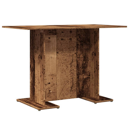 vidaXL Dining Table Old Wood 110x60x75 cm Engineered Wood 6