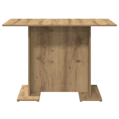 vidaXL Dining Table Artisan Oak 110x60x75 cm Engineered Wood 5