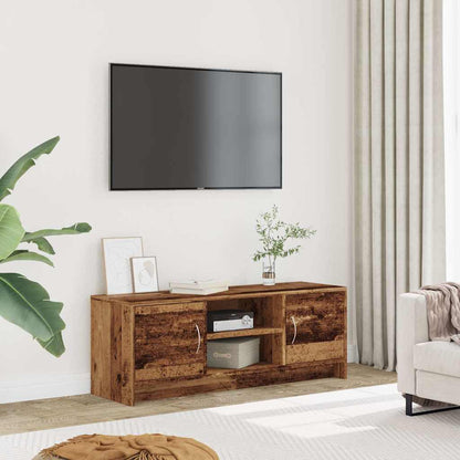 vidaXL TV Cabinet Old Wood 102x30x37.5 cm Engineered Wood 3