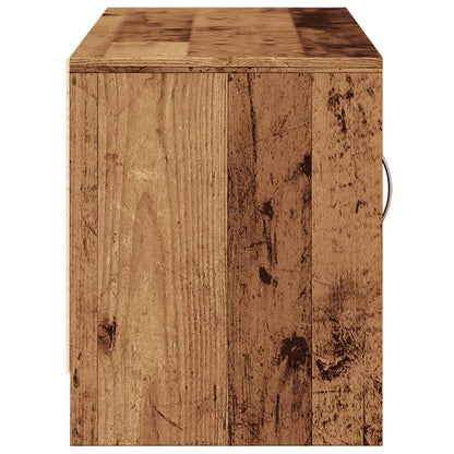 vidaXL TV Cabinet Old Wood 102x30x37.5 cm Engineered Wood 5