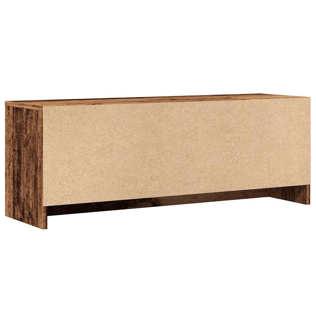 vidaXL TV Cabinet Old Wood 102x30x37.5 cm Engineered Wood 6