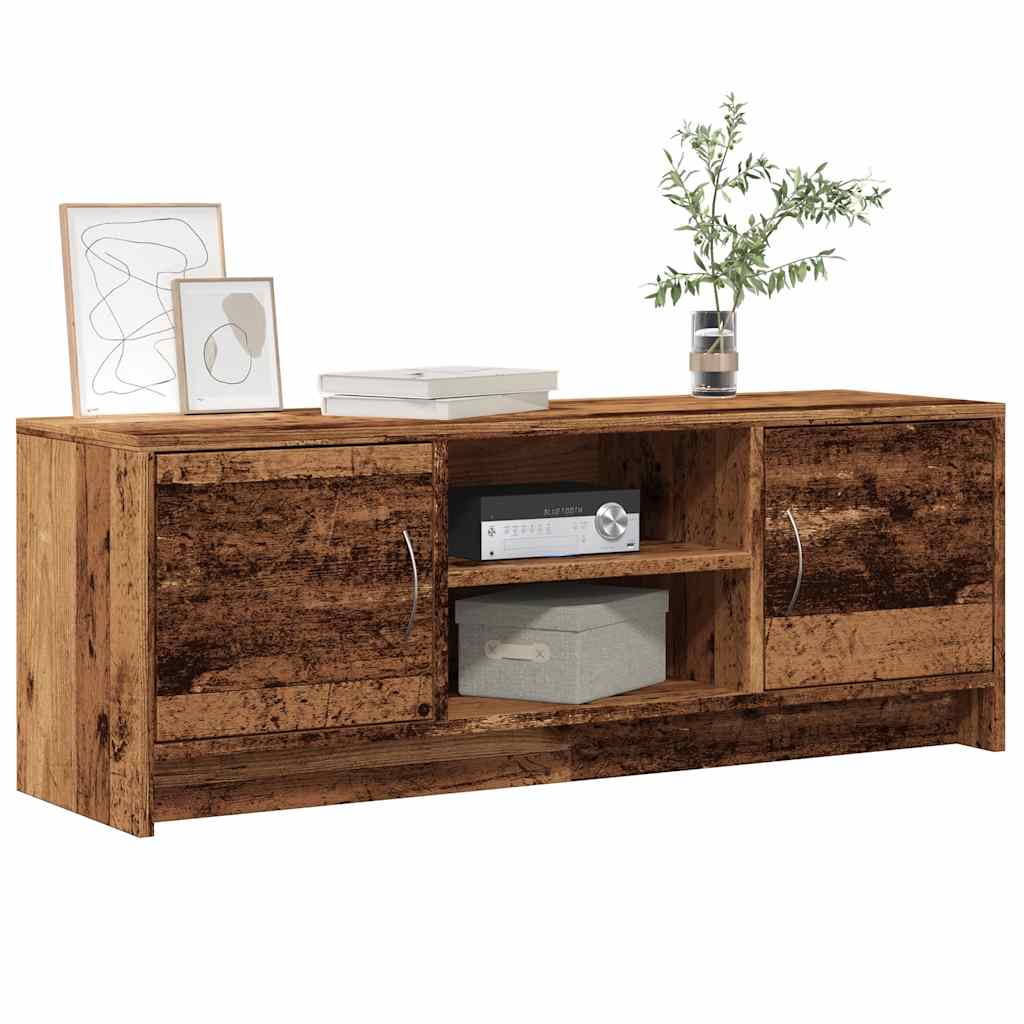 vidaXL TV Cabinet Old Wood 102x30x37.5 cm Engineered Wood 1