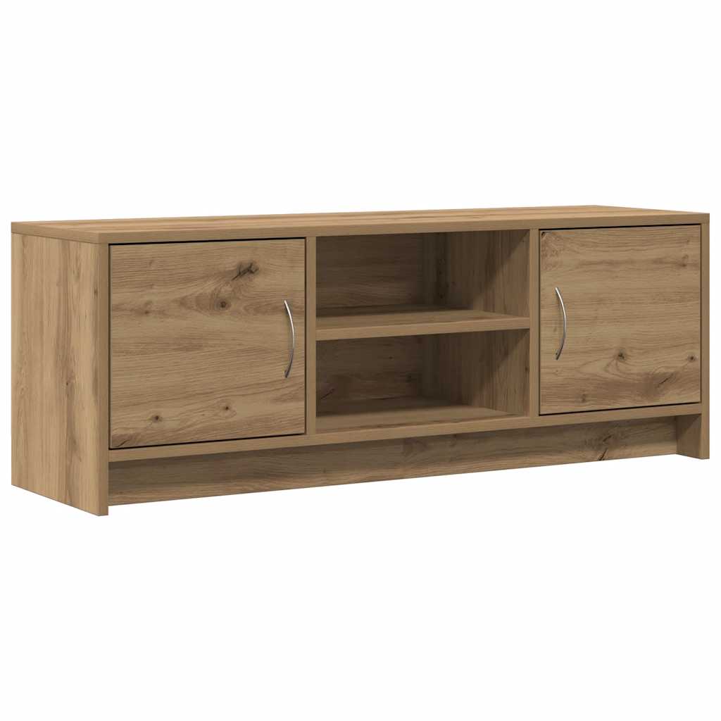 vidaXL TV Cabinet Artisan Oak 102x30x37.5 cm Engineered Wood 2
