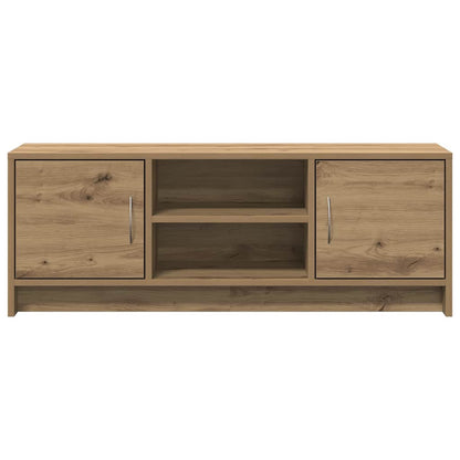 vidaXL TV Cabinet Artisan Oak 102x30x37.5 cm Engineered Wood 4