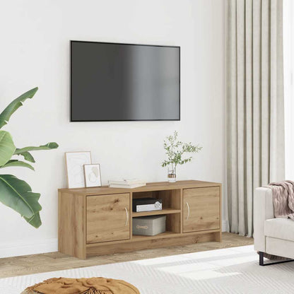 vidaXL TV Cabinet Artisan Oak 102x30x37.5 cm Engineered Wood 1