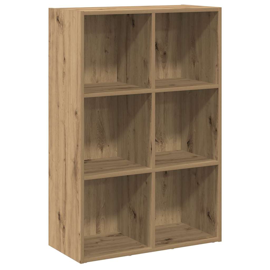 vidaXL Book Cabinet/Sideboard Artisan Oak 66x30x98 cm Engineered Wood 2
